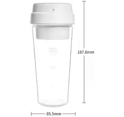 Фітнес блендер Xiaomi 17PIN Juice cup білий - мініатюра 3