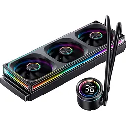 СВО Jonsbo TH-360 Black (Intel LGA 1200/115X/17XX/1851; AMD AM4/AM5) (TH-360 Black) - мініатюра 4