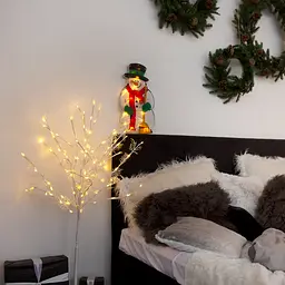 Дерево світлодіодне MBM My Home на підставці 120 см біле (DH-LAMP-02 WHITE) - мініатюра 3