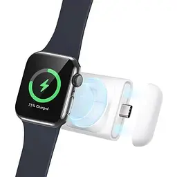 Портативна зарядка ESR Portable Charger White для Apple Watch (2C5640102) - мініатюра 2