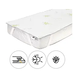Наматрацник MirSon №1047 Alberto Тенцель (Modal) Seasons Aloe Vera 90х200 см (2200001508149)
