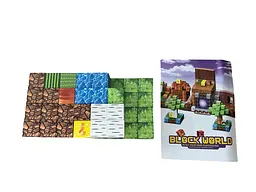 Магнітний конструктор Minecraft Block World 53 деталі - мініатюра 4
