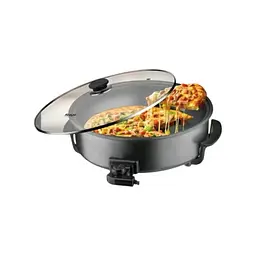 Електросковорода для піци RAF Pizza Pan з антипригарним покриттям і кришкою 1500 Вт, 48 см R.5405 - мініатюра 5