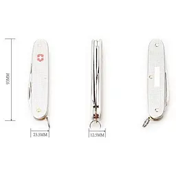 Ніж Victorinox Pioneer 93мм,8функ,ріфл.срібл - мініатюра 4