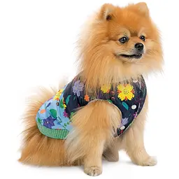 Жилет для собак Pet Fashion Grass XS м'ятний з авторським принтом - мініатюра 2