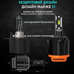 Комплект світлодіодних ламп Infolight S3 H7 VW v2 60W - мініатюра 5