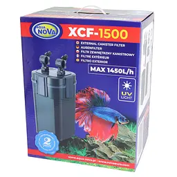 Зовнішній фільтр Aqua Nova з UV стерилізатором до 300 л (XCF-1500) - мініатюра 3