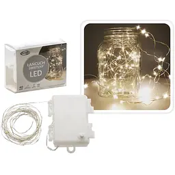 Гірлянда електрична Chomik LED струна 40 лампочок 4.3 м теплий білий  (5900779802643) - мініатюра 3