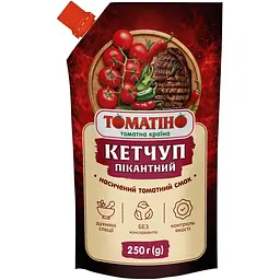 Кетчуп Томатіно пікантний 250 г