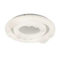 Люстра стельова LED Levistella 797MX6002 (500+330), діаметр 500 мм, пластик, сучасний стиль, з пультом, три режими світла - мініатюра 3