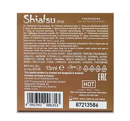 Духи жіночі з феромонами Hot Shiatsu Pheromone Fragrance Women Lime 15 мл - мініатюра 6