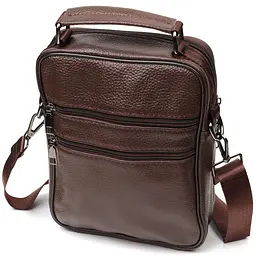 Шкіряна чоловіча сумка Vintage 19х25х6,5 см sum0023577 - мініатюра 2