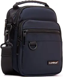 Чоловіча сумка Lanpad на плече Синя