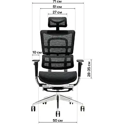 Офісне крісло GT Racer X-801L (W-85), синє (X-801L Blue (W-85)) - мініатюра 8