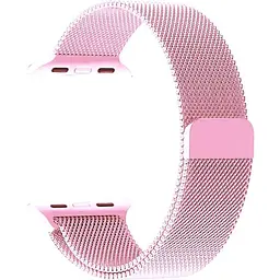 Ремінець Apple Watch Міланська Петля 42/44/45/46/49 mm Рожевий (12)