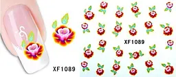 Наклейки для нігтів XF1089 - мініатюра 2