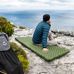 Матрац надувний Naturehike CNK2450WS014) 8см - одномісний - 186х58 - зелений - мініатюра 9