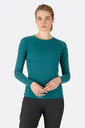Термофутболка жіноча Rab Forge LS Tee Womens 12 Темно-бірюзовий