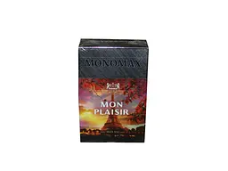 Чай фасованний зелений Мономах 80 г MON PLAіSіR з ароматом тропічних фруктів