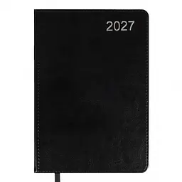 Щоденник діловий Leo Planner 2027 City А5 твердий 368 сторінок чорний (252754)