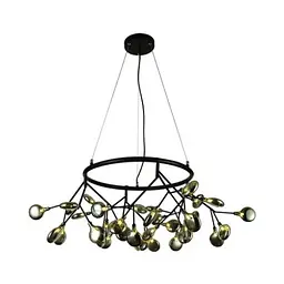 Люстра LED PETALS Levistella 918LP263-36 BK+BK