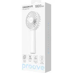 Портативний вентилятор Proove Carlson Lite White (PFCL03002002) [167197] - мініатюра 4