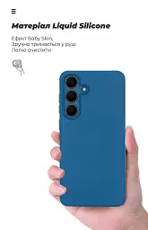 Чохол ArmorStandart ICON для Samsung S25 FE 5G Camera cover Dark Blue - мініатюра 7