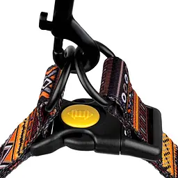 Шлея для собак BronzeDog Urban Етнічний помаранч M 45-56 см - мініатюра 3