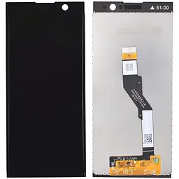Дисплей Sony H4413 Xperia XA2 Plus Dual /H4493 чорний, PRC