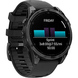 Смарт-годинник Garmin Fenix 8 AMOLED 47mm Slate Gray with Black Silicone Band (010-02904-00) [115044] - мініатюра 3