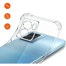 Панель BeCover Anti-Shock для Oppo A57s Clear (708893) - мініатюра 3