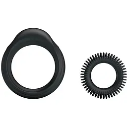 Набір ерекційних кілець Baile Ring Manhood Black, 2 шт