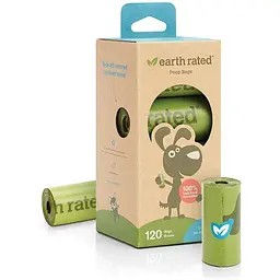 Біорозкладні пакети для собак Earth Rated 22 х 33 см 15 шт.