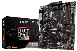 Материнська плата MSI B450-A Pro Max (B450-A Pro Max) (Socket AM4, AMD B450, ATX) Б/в - мініатюра 4
