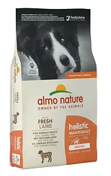 Сухий корм для дорослих собак середніх порід Almo Nature (Альмо Натюр) Holistic зі свіжим ягням 12 кг