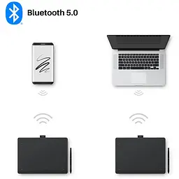 Графічний планшет Huion Inspiroy Frego M + рукавичка - мініатюра 2