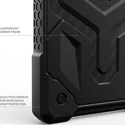 Оригінальний протиударний чохол UAG Monarch для Samsung Galaxy S24 Ultra (6.8") Carbon Fiber 214415114242 - мініатюра 9