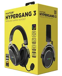 Ігрова гарнітура HATOR Hypergang 3 Hi-Res Wireless Black (ESH55) - мініатюра 10