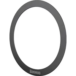 Пластини для автотримачів Baseus Halo Series Magnetic Metal Ring Black (PCCH000001) [136669] - мініатюра 4