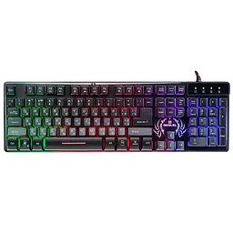 Клавіатура REAL-EL Comfort 7090 Backlit RGB Black (EL123100031) - мініатюра 1