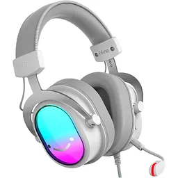 Ігрові навушники Fifine H16 RGB 7.1 White [161114] - мініатюра 4