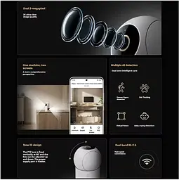 IP-камера Xiaomi Smart Camera 4 Dual Camera Edition MJSXJ29CM / BHR088WCN - мініатюра 5