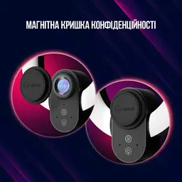 Веб-камера Lorgar Circulus 910 Streaming 5MP 1944 Auto Focus Stereo (LRG-SC910) - мініатюра 10