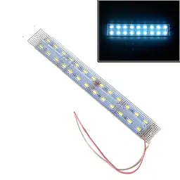 Підсвічування салону діодне подвійне Призма алюміній 12V - 8 см 2А 12LED Біле світло (5630)