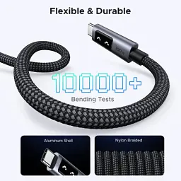 Дата кабель USB-C to USB-C 2.0m PD 100W L509 black Ugreen (35512) - мініатюра 2