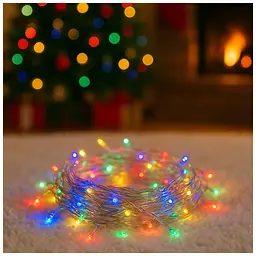 Гірлянда ColorWay LED 100 10м (8 функцій) різнокольорова (прозорий кабель) USB (CW-G-100L10UTMC) - мініатюра 7