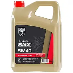 Автомобільна моторна олива 7FLAGS Premium Line 5W-40 4л 7350118360538 - мініатюра 2