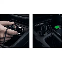 Автомобільний зарядний пристрій Voin 2USB 36W 12/24V (C-36207Q) - мініатюра 3
