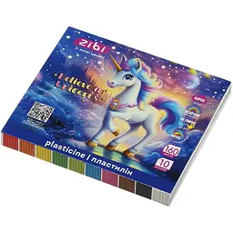 Пластилін Zibi Unicorn Kids Line 10 кольорів 160 г (ZB.6281)