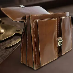 Чоловічий діловий портфель Tony Perotti Italico 8013/42 (90388) Коньячний - мініатюра 7